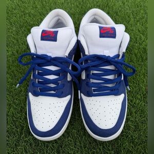 Nike SB Royal Blue and White Shoes